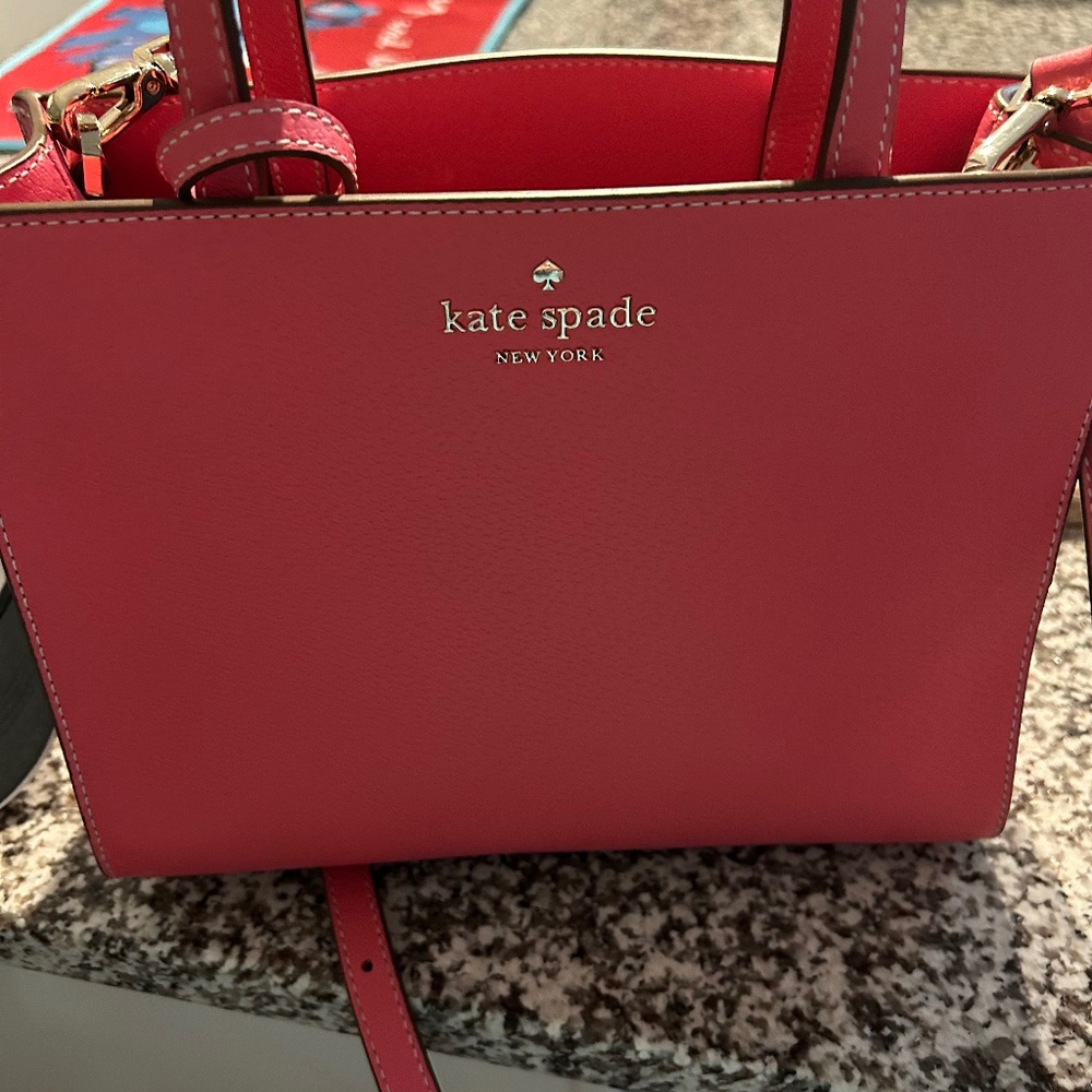 New without tags Kate Spade pink crossbody or hand held bag.